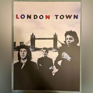 Paul McCartney ‘London Town’ Album Poster 18” x 24” | Mint Condition